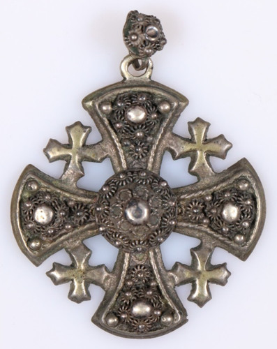 Jerusalemkreuz anhänger - jerusalemkreuz,
