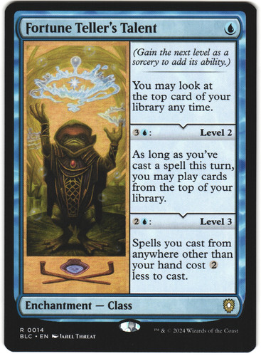 Mtg fortune teller s talent - fortune, teller's
