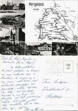 .Niederlande Mergelland Route Holland Umgebungskarte div. Orte 1960
