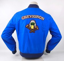 Chevignon Jacke royalblau Gr. L großes Rückenlogo Bobby
