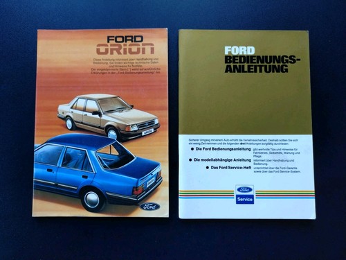 Ford orion betriebsanleitung - ford,