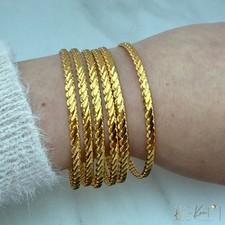 6x Burma Armreif Bilezik 22