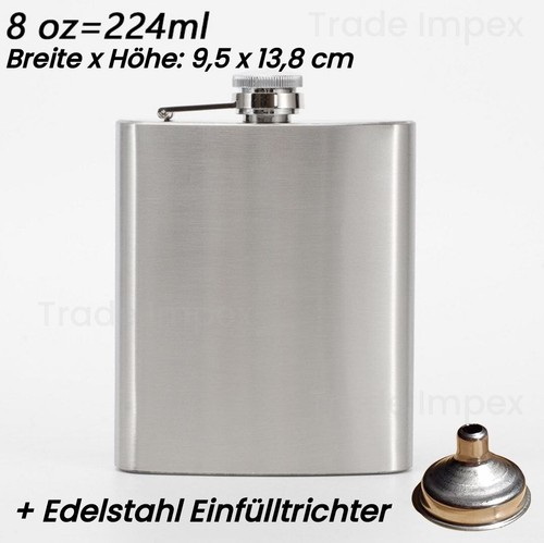 Edelstahl flachmann trichter - flachmann,