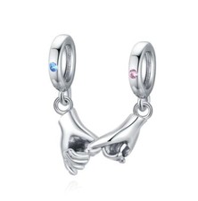 Charm Anhänger passt zu Pandora Armban 925 Sterlingsilber Schwur Liebe Love E76