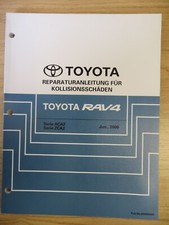 Toyota RAV4, Zusatz-Reparaturanleitung für Kollisionsschäden, Juni 2000