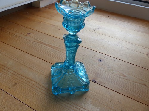 Kerzenhalter glas blau - kerzenhalter,