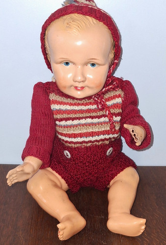 Alte puppe 33cm - alte, puppe,