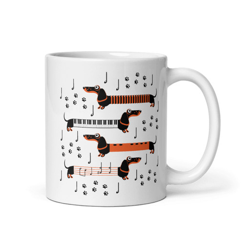 Lustige dackel hund tasse - dackel,