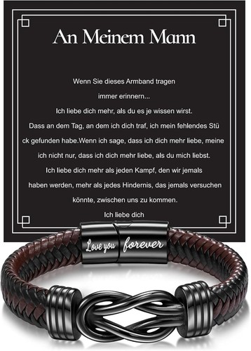Herren lederarmband mit - lederarmband,