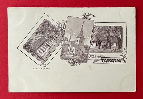 Fredersdorf ostbahn 1900 - ak,