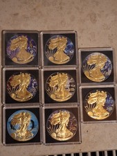 8st. Silbermünzen 999.9