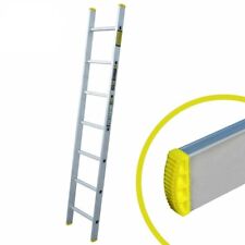 Anlegeleiter mit 7 Sprossen Sprossenanlegeleiter Leiter Aluminium Aluleiter TOP