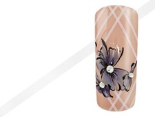 Nail Art Pinstripes WEISS Deko Sticker Tape Zierstreifen selbstklebend Striping