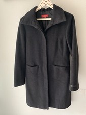 H&M Damen  Mantel Wolle mit Cashmere Gr. 36 anthrazit neuwertig