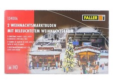 Faller H0 Modellbahn Bausatz Weihnachtsmarkt Buden 2 Stück 134006 neu OVP