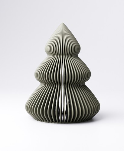Deko tannenbaum mit lamellen - mit,