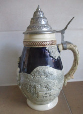 1 Liter Keramik Krug Wein Krug