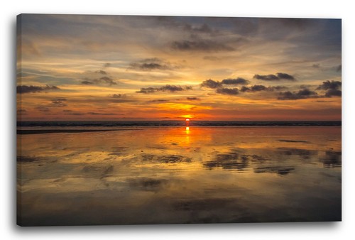 Lein wand bild - lein-wand-bild, sonnenuntergang