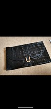 Handtasche Lack Leder Schwarz