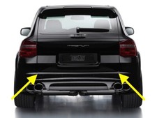 02-10 PORSCHE CAYENNE 955 7L5 -TECHART- USA REAR SPOILER TRUNK LID ADD-ON COVER
