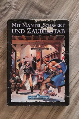 Dsa mit mantel - mantel,, schwert