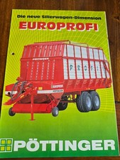 Pöttinger Erntewagen Europrofi Silierwagen Traktor Schlepper Prospekt Sammlung 4