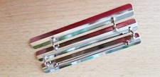 12 er Unterteil Schiene Träger Halter für Ordensspange mit Nadel Bandschnalle BW