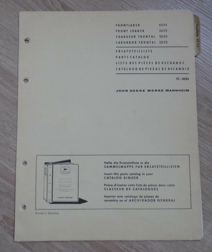 John deere frontlader - frontlader, 75