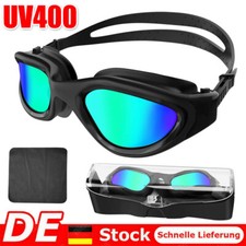 Profi Schwimmbrille UV-Schutz & Antibeschlag Taucherbrille Erwachsene mit Etui