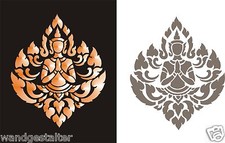 Buddah Budda - Wandschablone