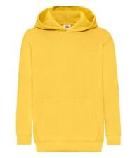 Fruit of the Loom Kinder Kapuzenpullover Hoodie Sweatshirt 116 128 140 152 164