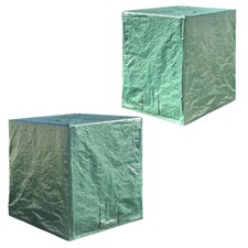 IBC Container Abdeckplane Abdeckung Wassertank Plane Grün 600L 1000L Kingpower