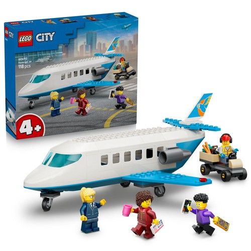 Lego city 60492 passagierjet - lego,