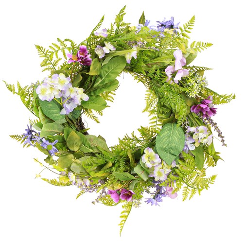 Sommerlicher kunstblumen kranz - sommerlicher, kunstblumen-kranz