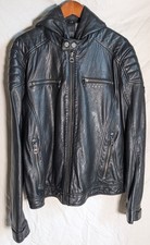 Lederjacke mit abnehmbarer