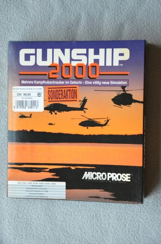 Amiga game spiel gunship - game/spiel, „gunship