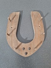 Schlüsselbrett Hufeisenform Holz Vintage Pferd