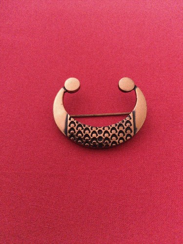 Vintage bronze brosche - vintage,
