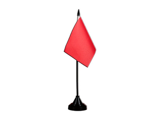 Tischflagge einfarbig rot rote - tischflagge,