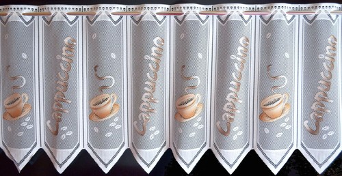 Kaffee küchengardine - kaffee,