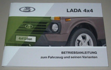Betriebsanleitung Lada Niva 4x4 Urban Bedienungsanleitung Handbuch Bordbuch 2018