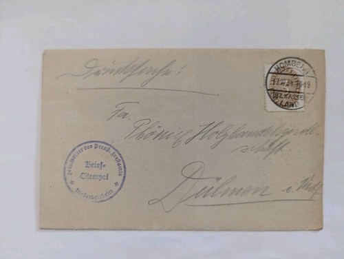 Deutsches reich dienstbrief - deutsches,