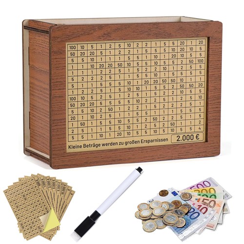 Spardose holz sparbox retro - holz,