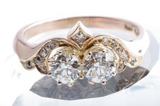 Diamantring antik 2 Diamanten