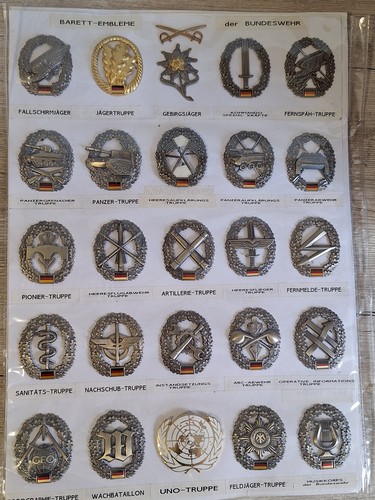 Bundeswehr mustertafel - bundeswehr,