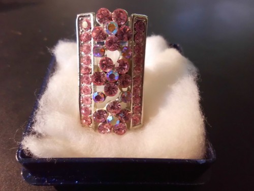 Ring mit rosa steinen - Ø, 16