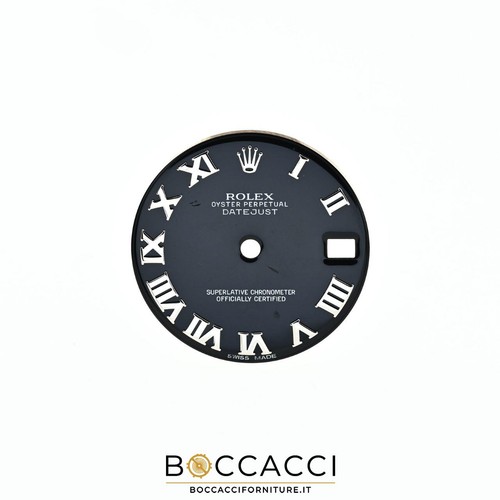 Rolex black roman - numeral, dial