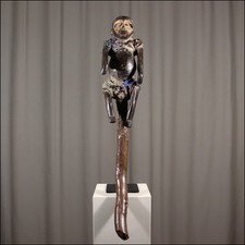 88903) Affen-Figur Bulu Kamerun Afrika AFRIKANISCHE KUNST