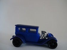 Modellauto " Oldtimer Rennwagen Racer " Blauer Burning Velvet