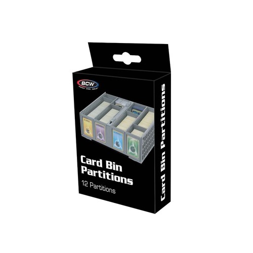 Bcw card bin partitions grau - bcw,